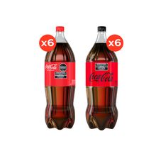 Coca Cola Original 2,25L x6 + Coca Cola Zero  2,25L x6