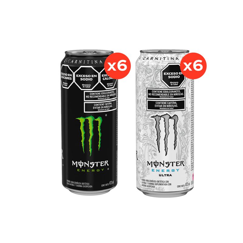 Monster-Green-473ml-x6---Monster-Ultra-White-473ml-x6