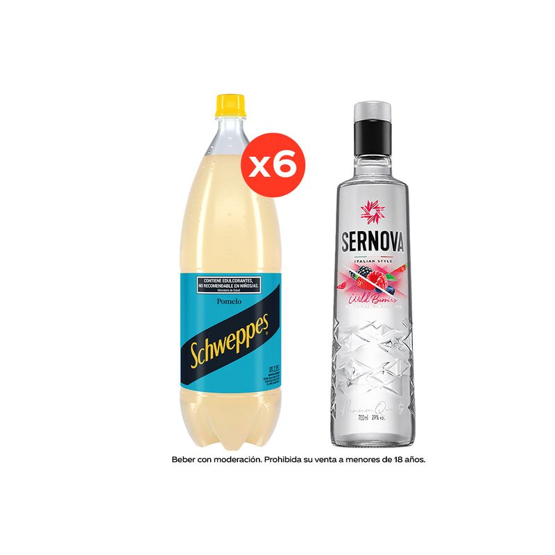 Schweppes-Zero-2250ml-x6---Vodkaa-Sernova-Wild-Berries-700ml-x1