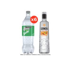 Sprite Zero 1,5L x6 + Vodka Sernova Tropical Passión 700ml x1
