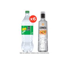 Sprite 2,25L x6 + Vodka Sernova Tropical Passión 700ml x1