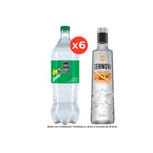 Sprite 1,5L x6 + Vodka Sernova Tropical Passión 700ml x1