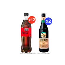 Coca–Cola Zero 500ml x12 + Fernet Branca 750ml x2