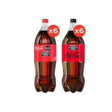 Coca Cola Original 2,5L x6 + Coca Cola Zero 2,5L x6