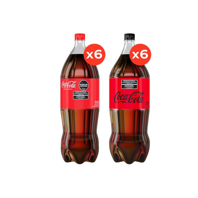 Coca-Cola-Original-25Lt-x6---Coca-Cola-Zero-25Lt-x6