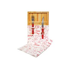 Kit Asado + Paño de cocina Coca–Cola