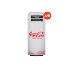 Coca Cola Light Lata 310ml x6