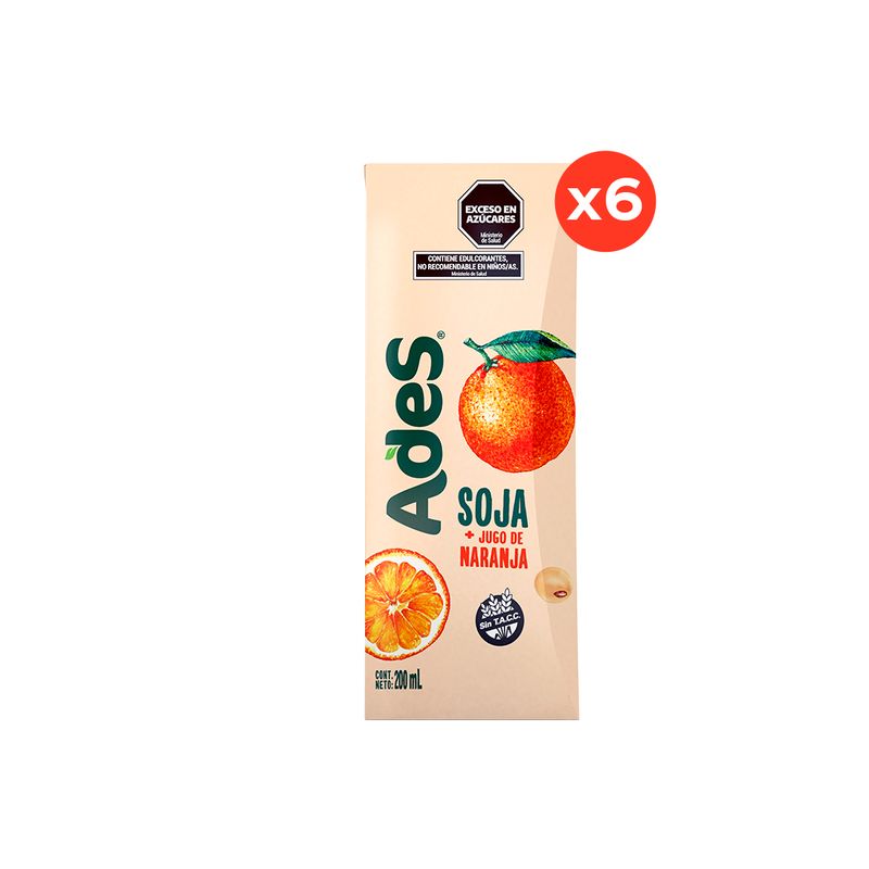 ADES-Naranja-200ml-x6