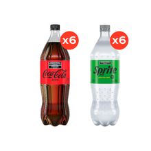 Coca–Cola Zero 1,5L x6 + Sprite Zero 1,5L x6