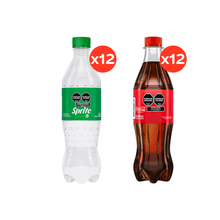 Sprite 500ml x12 + Coca Cola Original 500ml x12