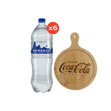 Bonaqua 1,5L Sin Gas x6 + Tabla Coca Cola