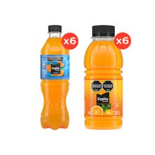 Cepita Fresh Naranja 500ml x6 + Cepita Naranja 300ml x6