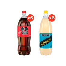 Coca–Cola Original 2,25L x6 + Schweppes Pomelo Zero 2,25L x6