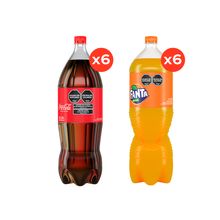 Coca–Cola Original 2,25L x6 + Fanta 2,25L x6