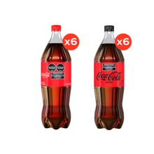 Coca–Cola Original 1,5L x6 + Coca–Cola Zero 1,5L x6