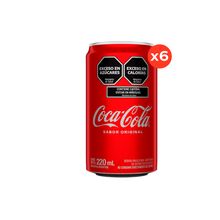 Coca–Cola Original Lata 220ml x6