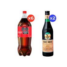 Coca–Cola Original 2,5L x6 + Fernet Branca 750ml x2