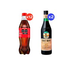 Coca–Cola Original 500ml x12 + Fernet Branca 750ml x2