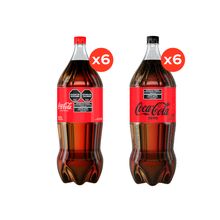 Coca–Cola Original 2,5L x6 + Coca–Cola Zero 2,5L x6