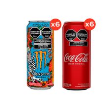 Coca–Cola Original 310ml x6 + Monster Mango Loco 473ml x6