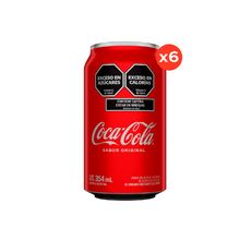 Coca-Cola Lata 354ml x6