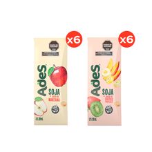 Ades Manzana 200ml x6 + Ades Tropical 200ml x6