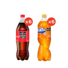 Coca–Cola Original 1,5L x6 + Fanta 1,5L x6