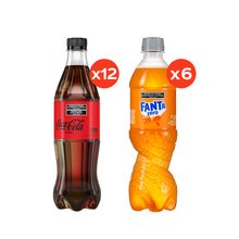 Coca–Cola Zero 500ml x12 + Fanta Zero 500mlx6